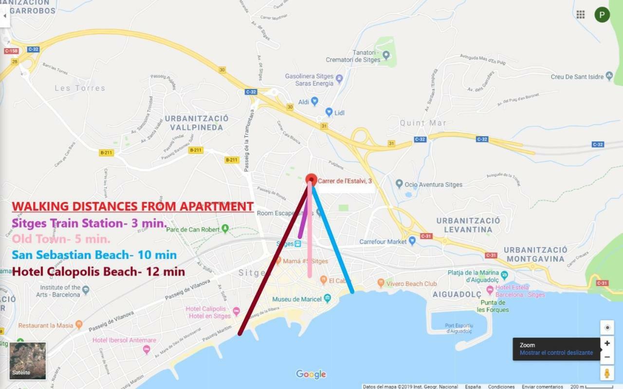 Sitges Centre Deluxe Penthouse Apartment Dış mekan fotoğraf